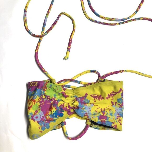 Beach Riot Lace-Up Bikini‎ Top - Picture 1 of 4